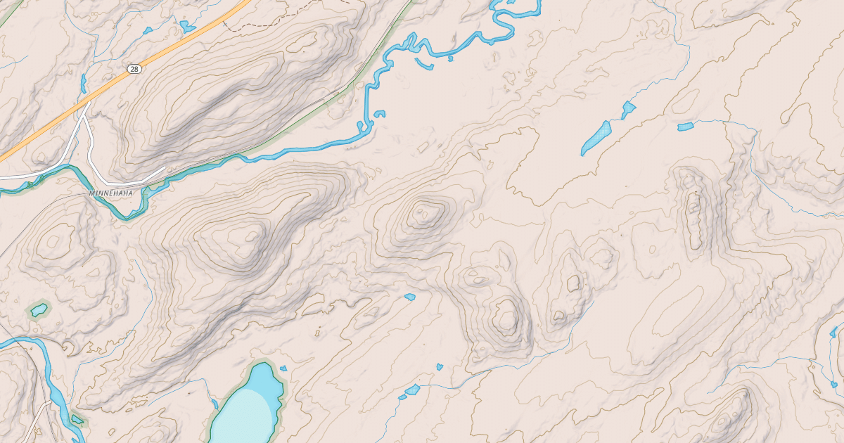 Map preview of Nelson Lake Trail