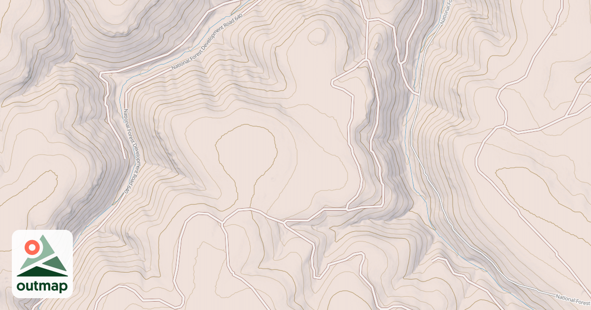 Map of USFS National Forest System Roads {BEE44756-2301-4CAB-B112-F248A3DCCD6C}