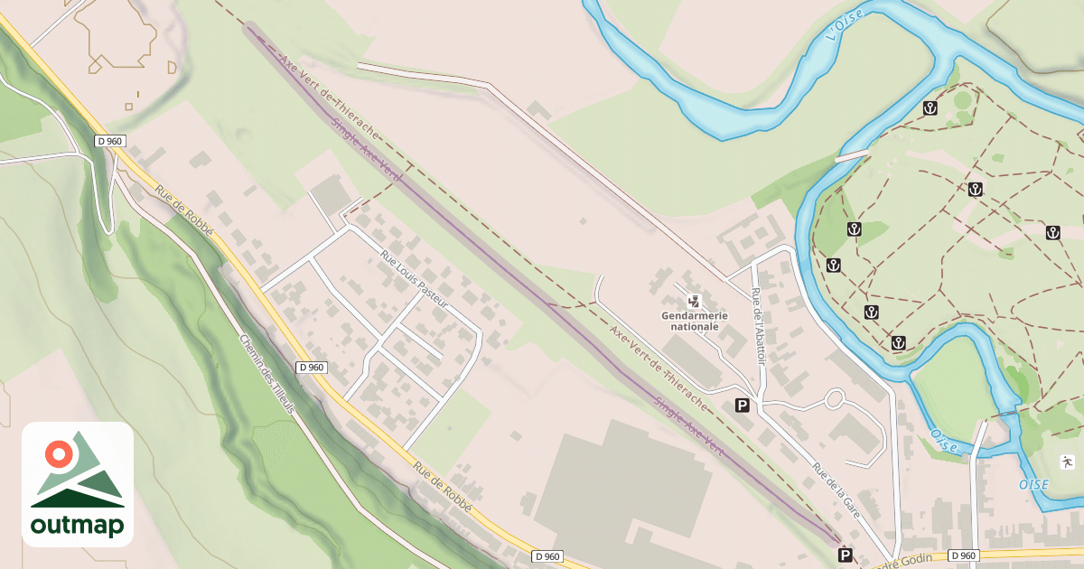 Map of Single Axe Vert