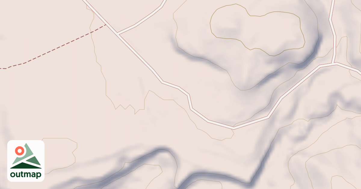 Map of Black Ridge To Kane Creek