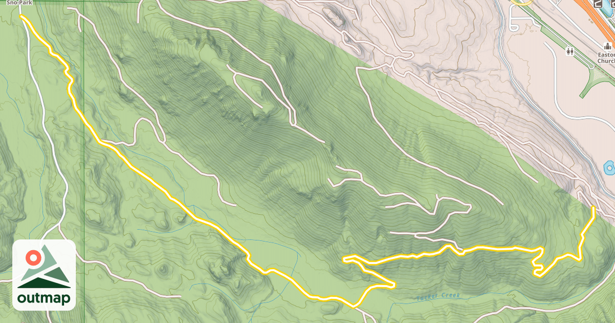 Map of Tucker Creek Road