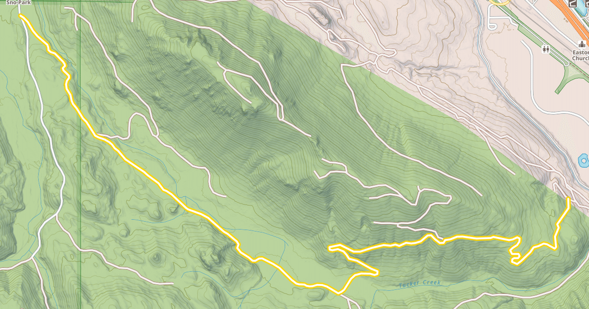 Map preview of Tucker Creek Road