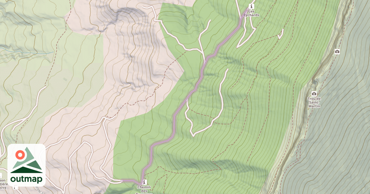 Map of Grande Traversée des Préalpes