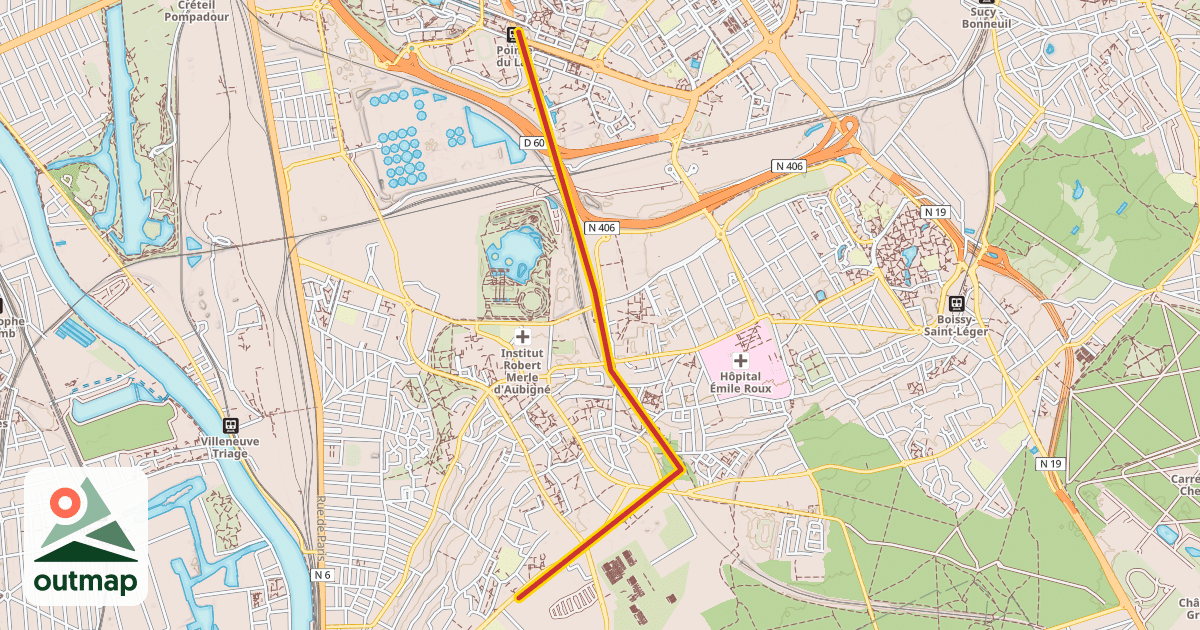 Map of Câble C1