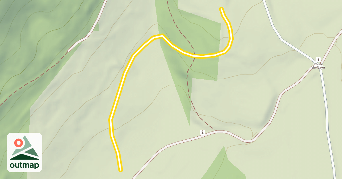 Map of Scandinave - Montée du Grand Prés