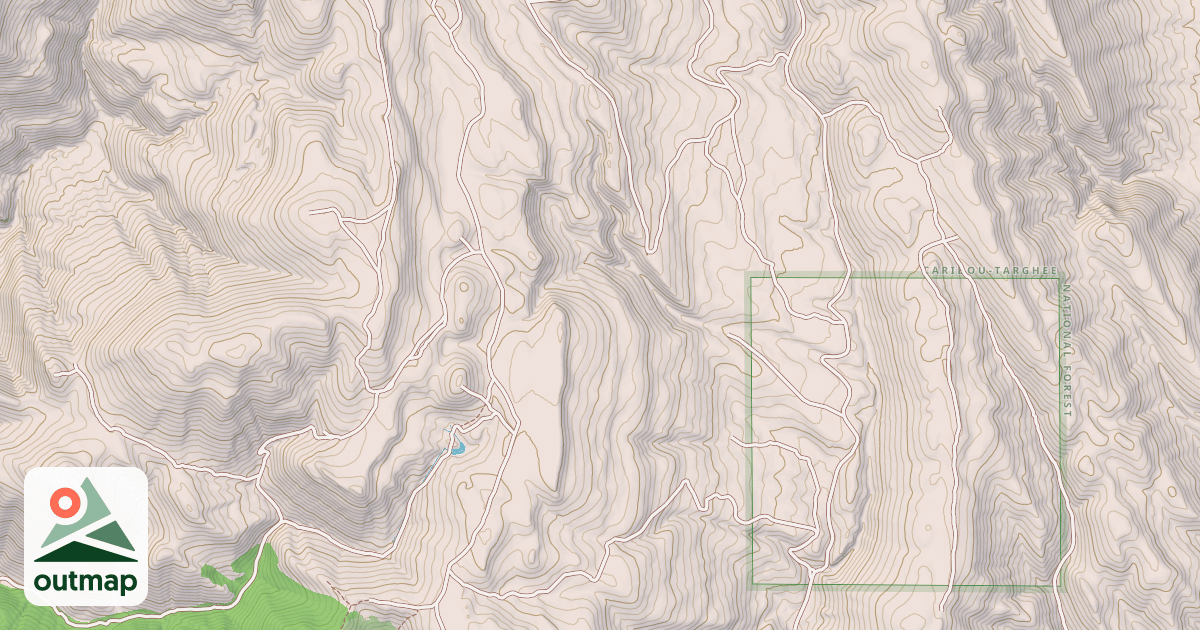 Map of FOX FLAT