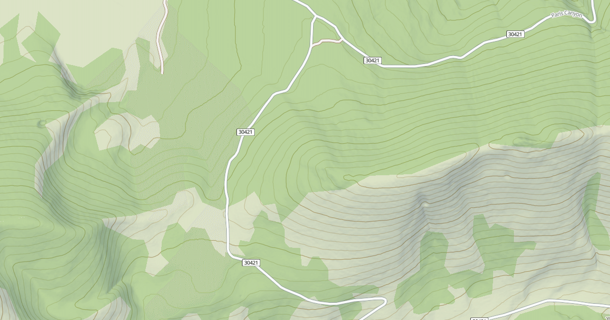 Map preview of PARIS CANYON
