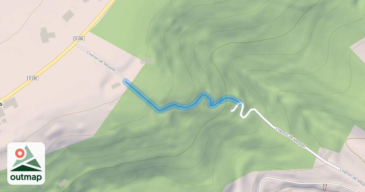 Map of Chemin de Mesplet