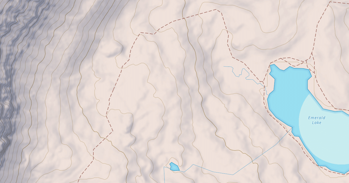 Map preview of East Fork Hyalite