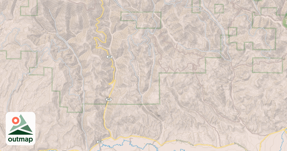 Map of GLASGOW GULCH