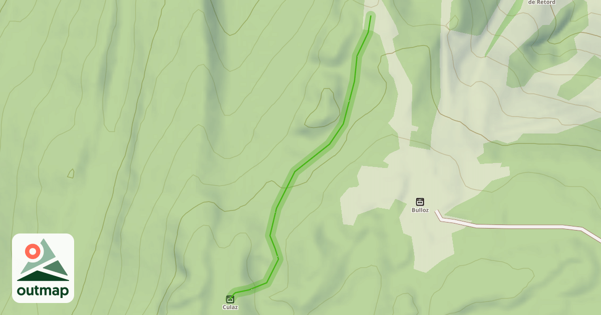 Map of La Culaz