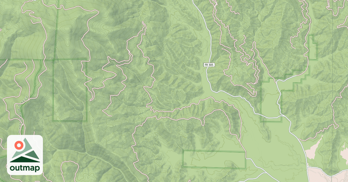 Map of BUTCH CREEK