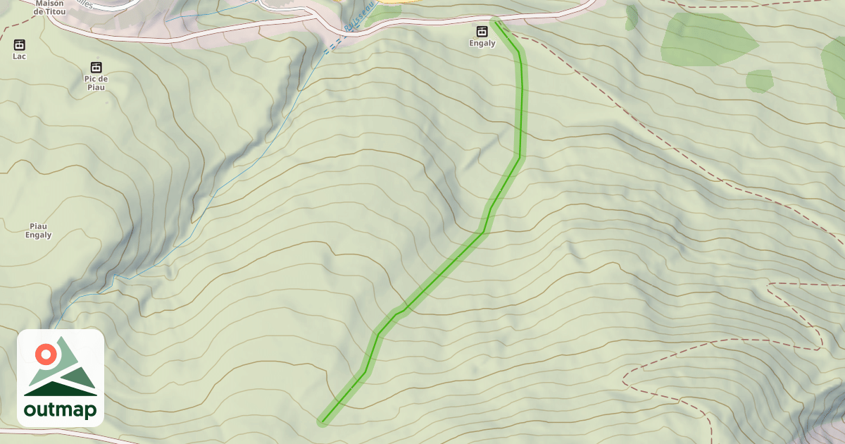Map of Combe Engaly
