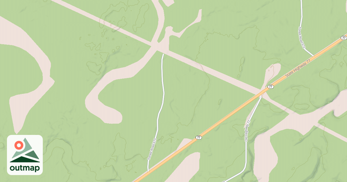 Map of FR 673