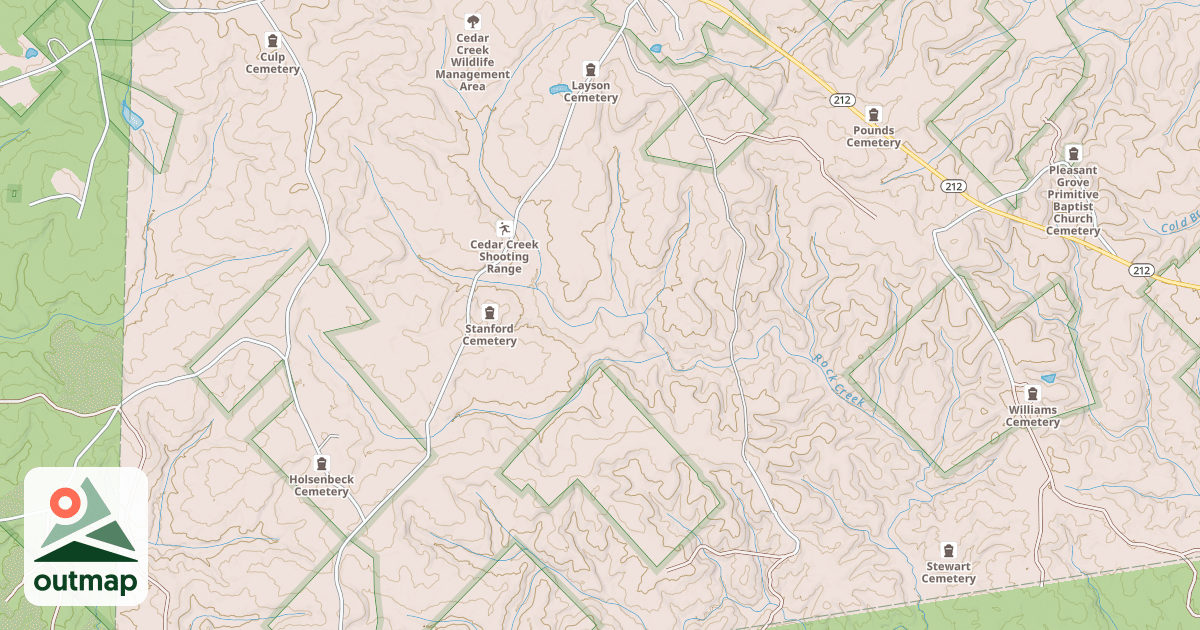Map of WILLIAMSON CEM.