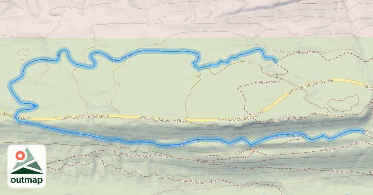 Map of Raptor Ridge