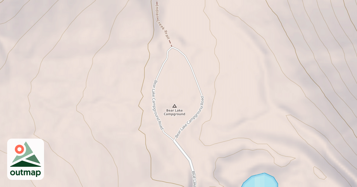 Map of BEAR LAKE CG