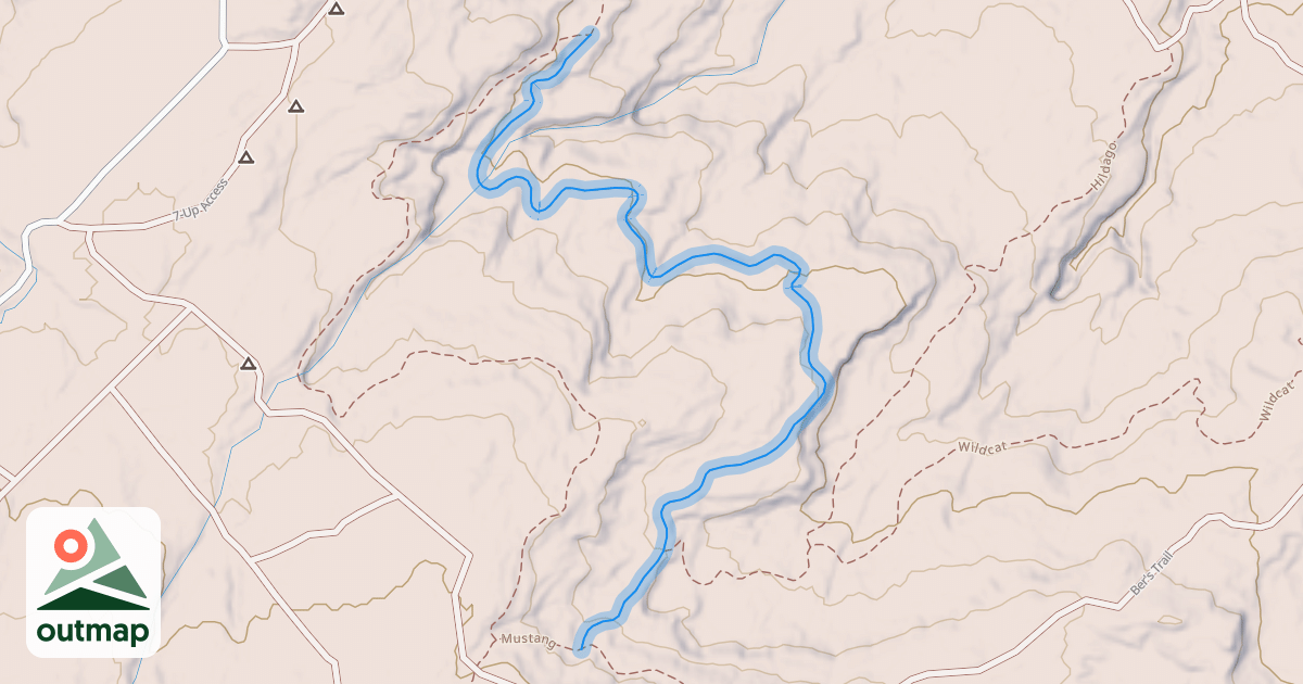 Map of Whirlwind Trail
