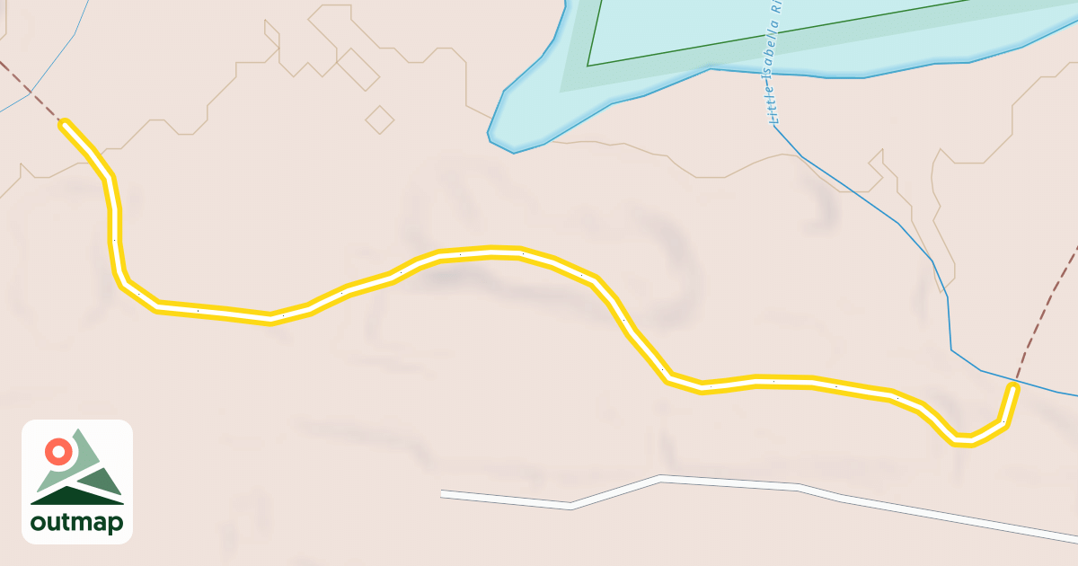 Map of Flathorn Trail
