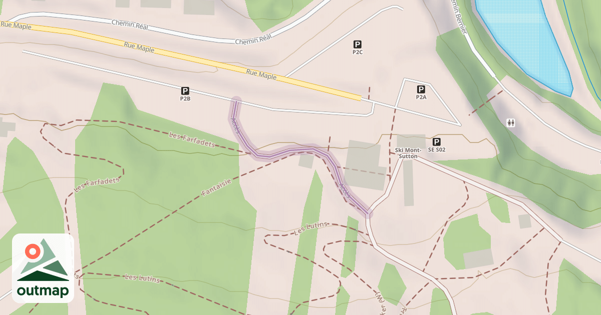 Map of Accès