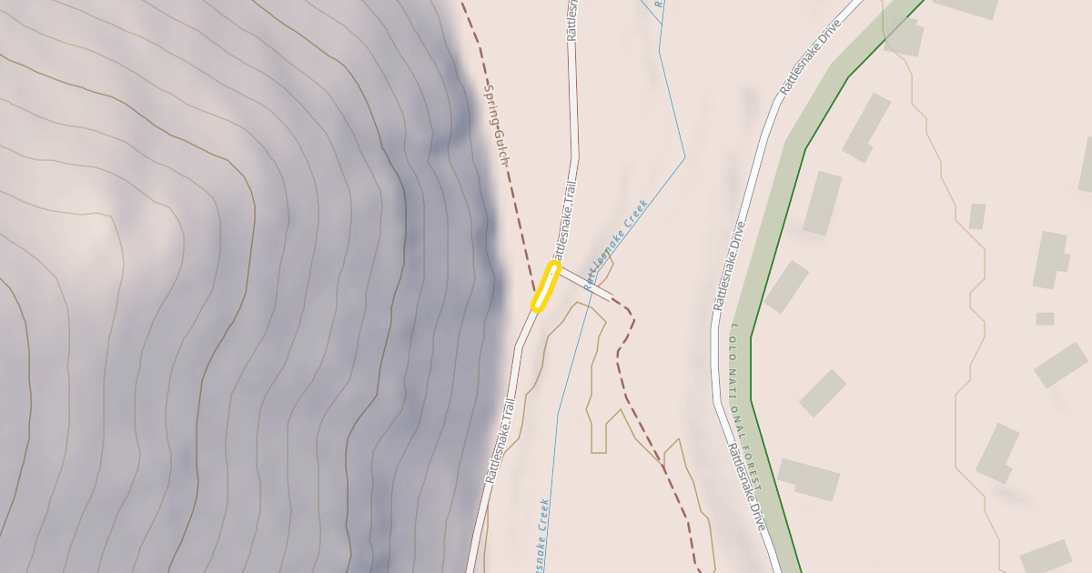 Map preview of Rattlesnake Trail