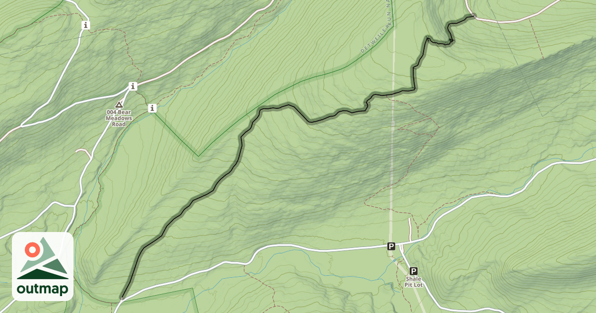 Map of Long Mountain Trail