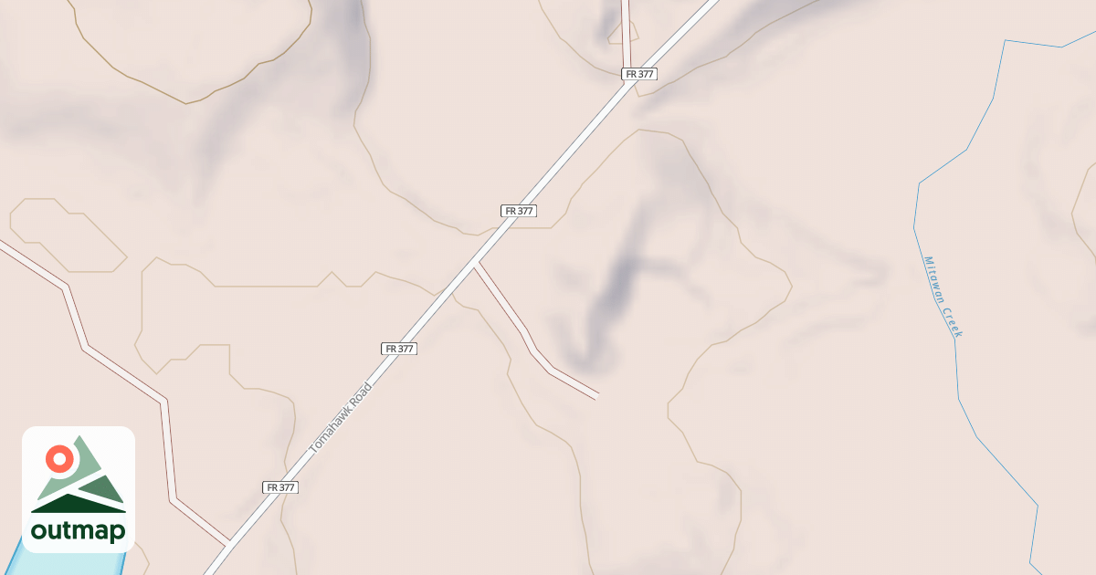 Map of MITAWAN CREEK PIT