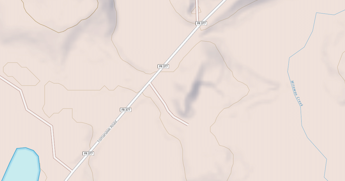 Map preview of MITAWAN CREEK PIT