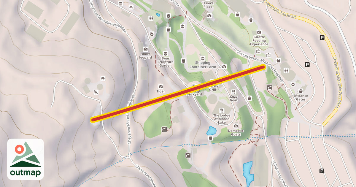 Map of Mountaineer Sky Ride
