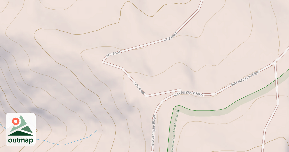 Map of BLM National GTLF Public Motorized Roads b066e2f1-f4d3-4dd1-9e85-186ef3dafec6