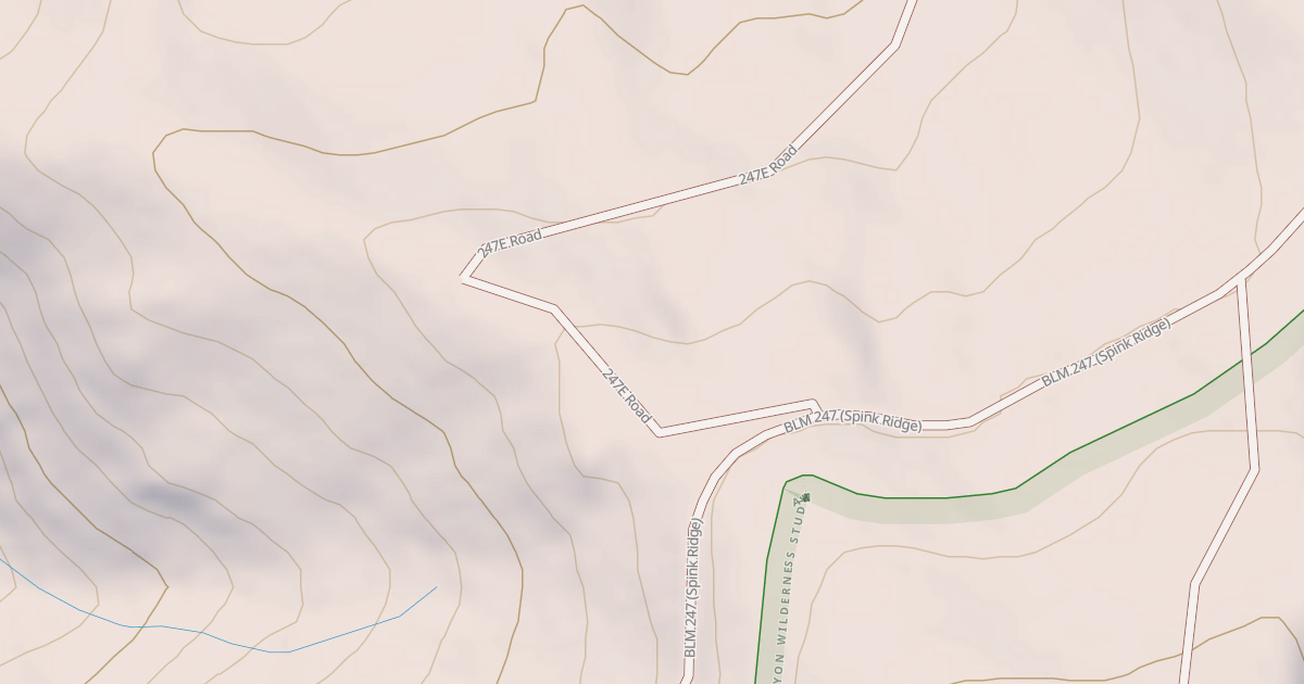 Map preview of BLM National GTLF Public Motorized Roads b066e2f1-f4d3-4dd1-9e85-186ef3dafec6