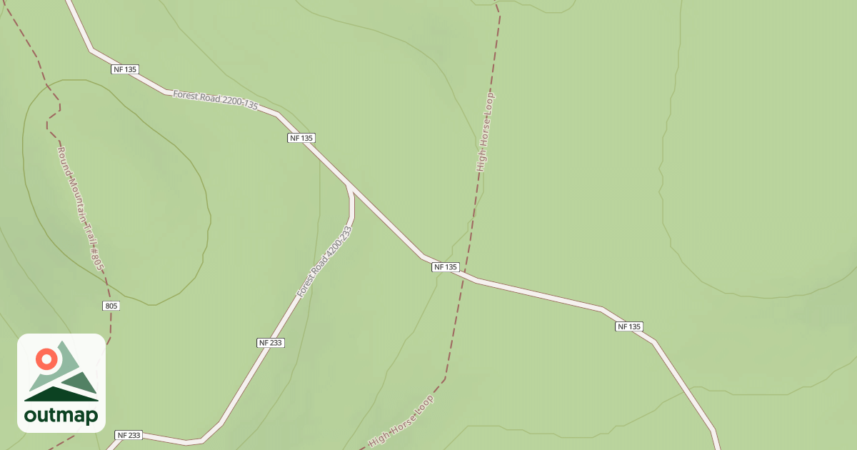 Map of USFS Motor Vehicle Use Map Roads {5935EC2E-A545-45C6-A243-419478EEFA92}