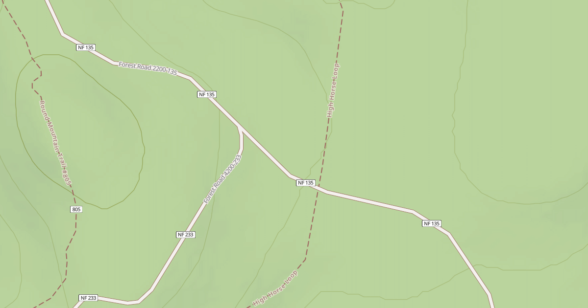 Map preview of USFS Motor Vehicle Use Map Roads {5935EC2E-A545-45C6-A243-419478EEFA92}