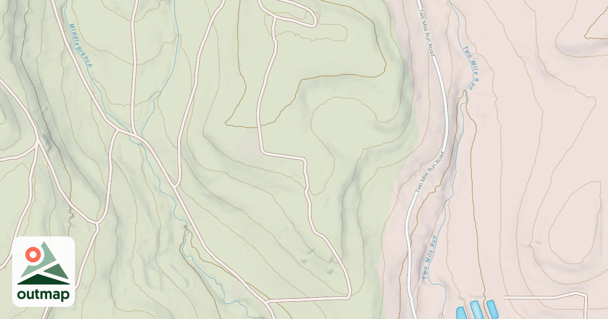 Map of Whiskey Springs Trails