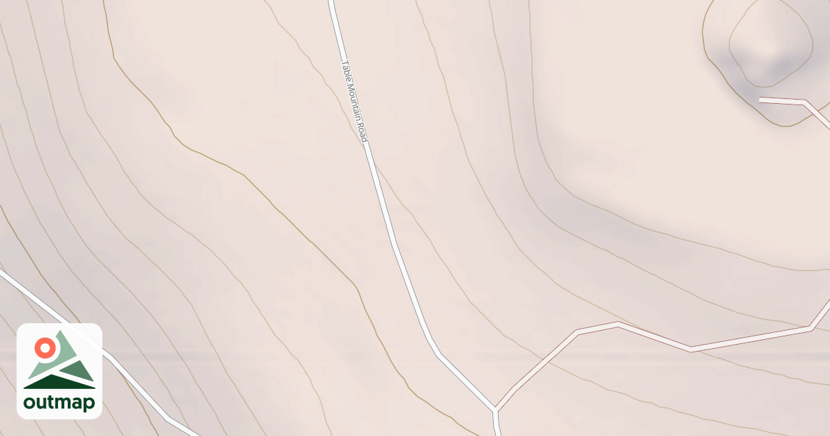 Map of Table Mountain Sled Trail