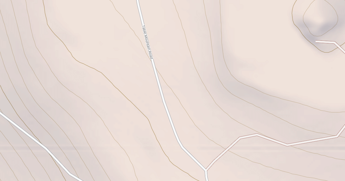 Map preview of Table Mountain Sled Trail