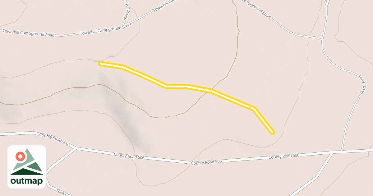 Map of Towerhill Cutoff