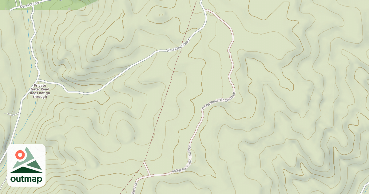 Map of CHESTNUT