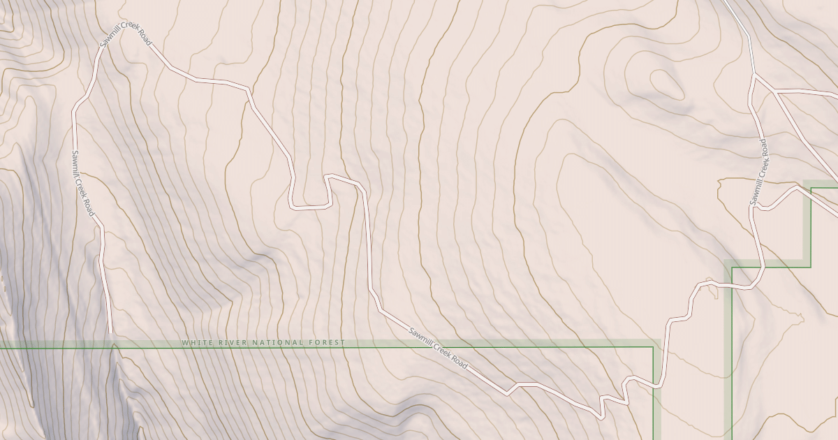 Map preview of SAWMILL CREEK