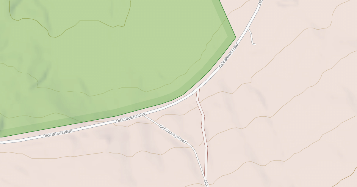 Map preview of Dick Brown Rd