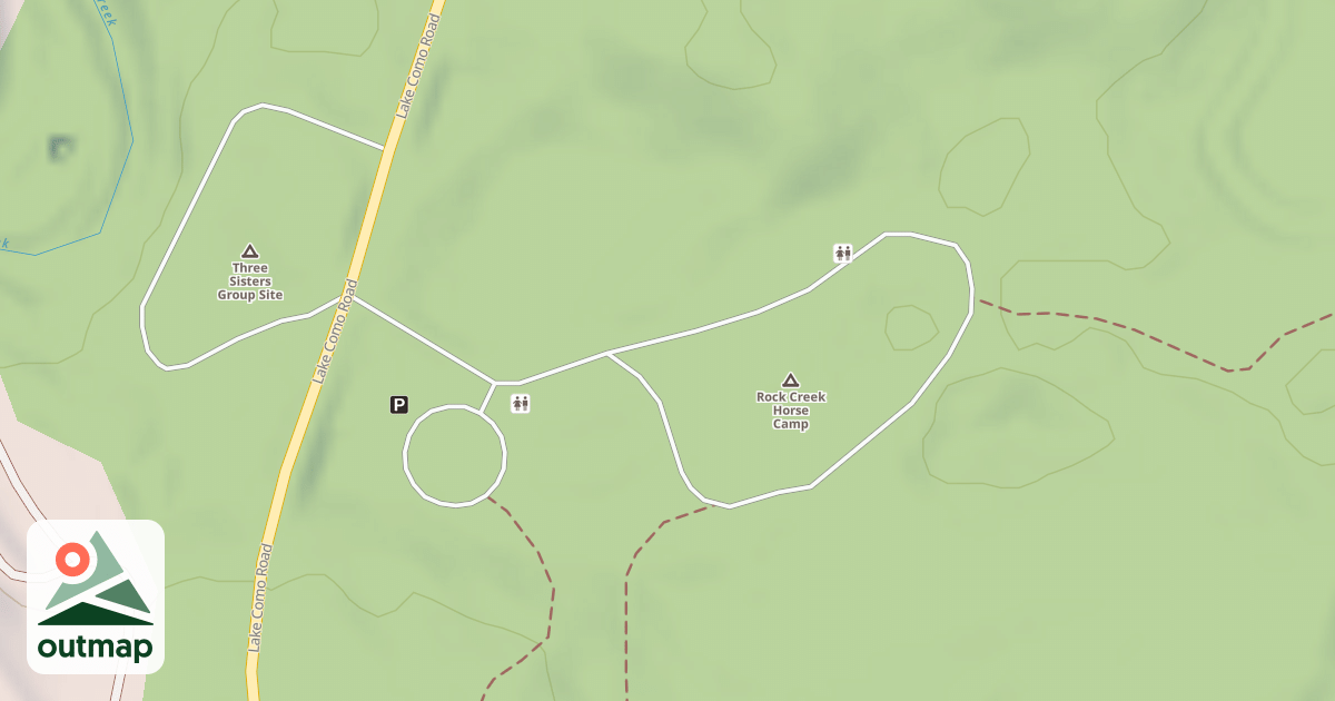 Map of (FDR) COMO HORSE FACILITY