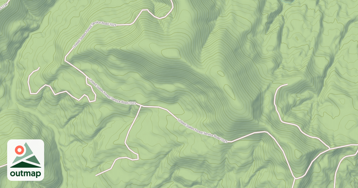 Map of HORN CREEK ROAD