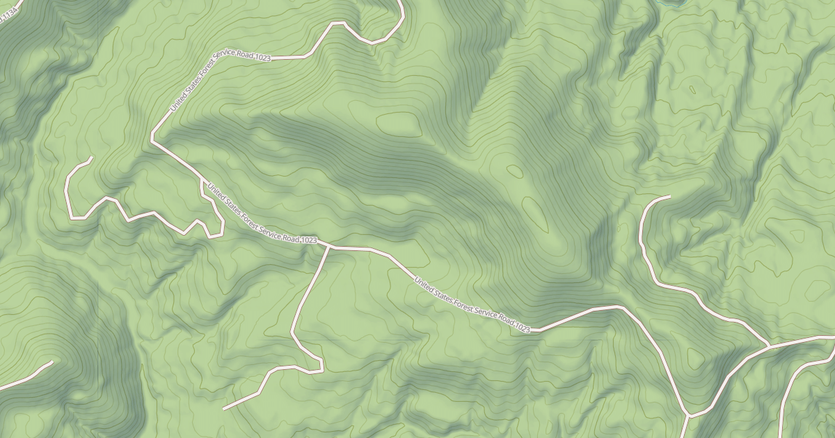 Map preview of HORN CREEK ROAD