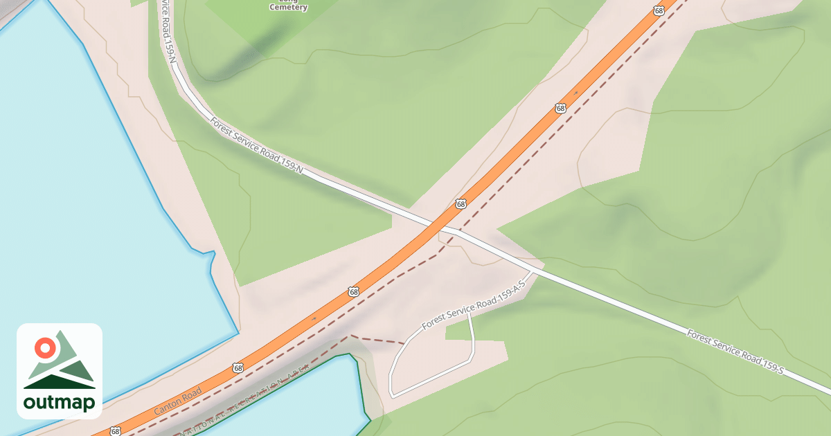 Map of DEVILS ELBOW ROAD NORTH