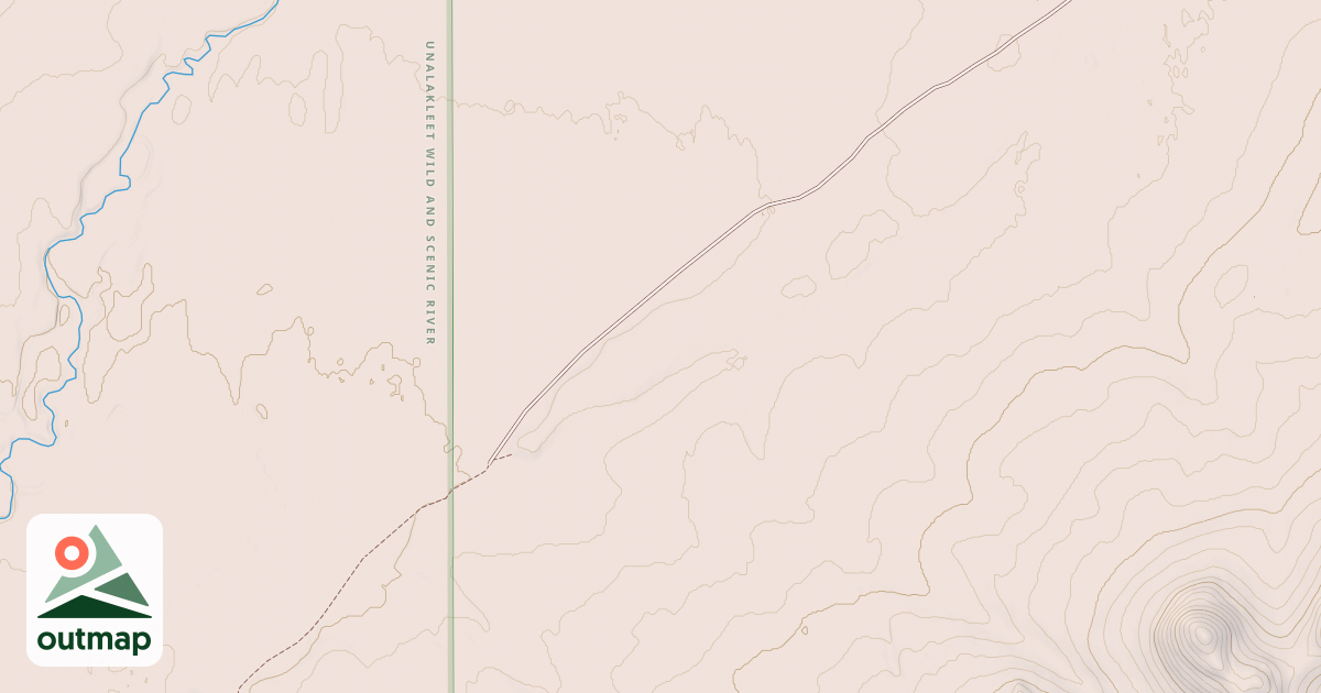 Map of Iditarod National Historic Trail