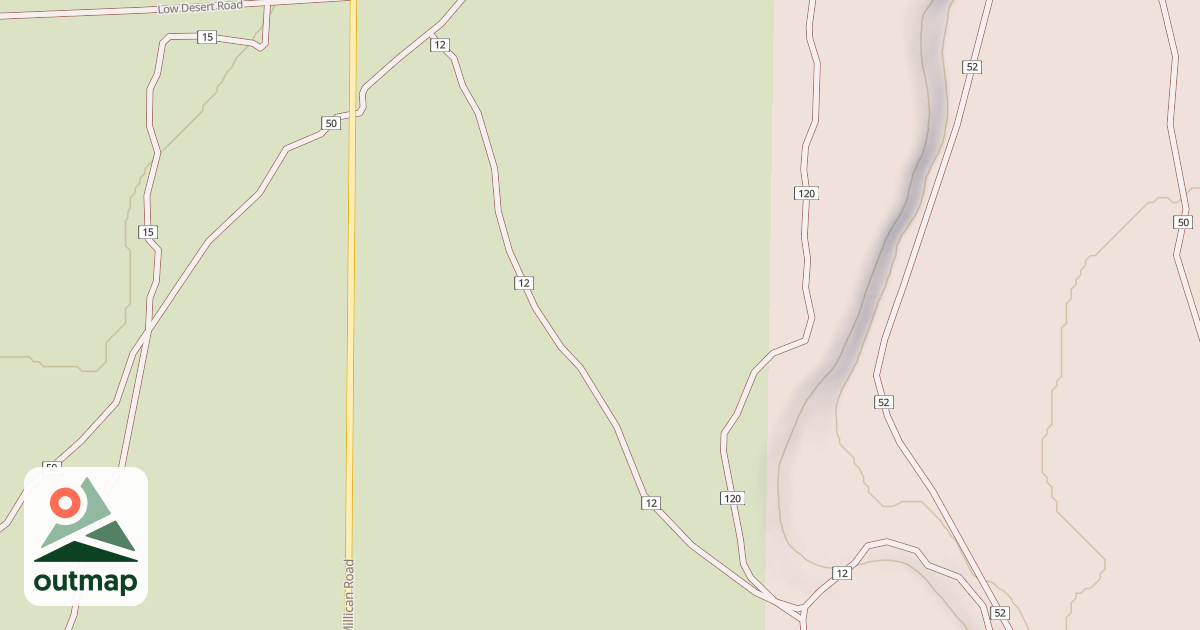 Map of Millican Plateau Tr12