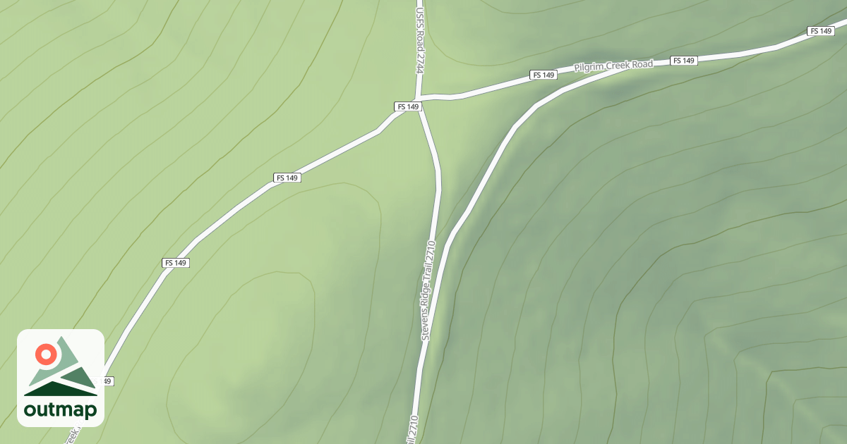 Map of HUCKLEBERRY MTN Y