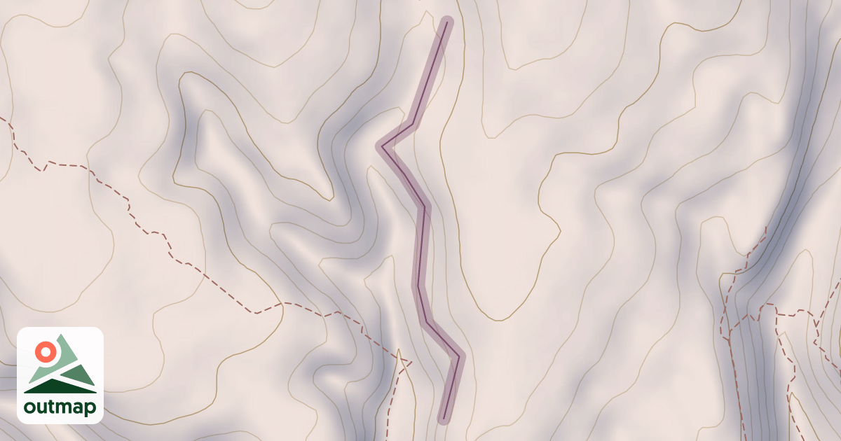 Map of Climbing Crag