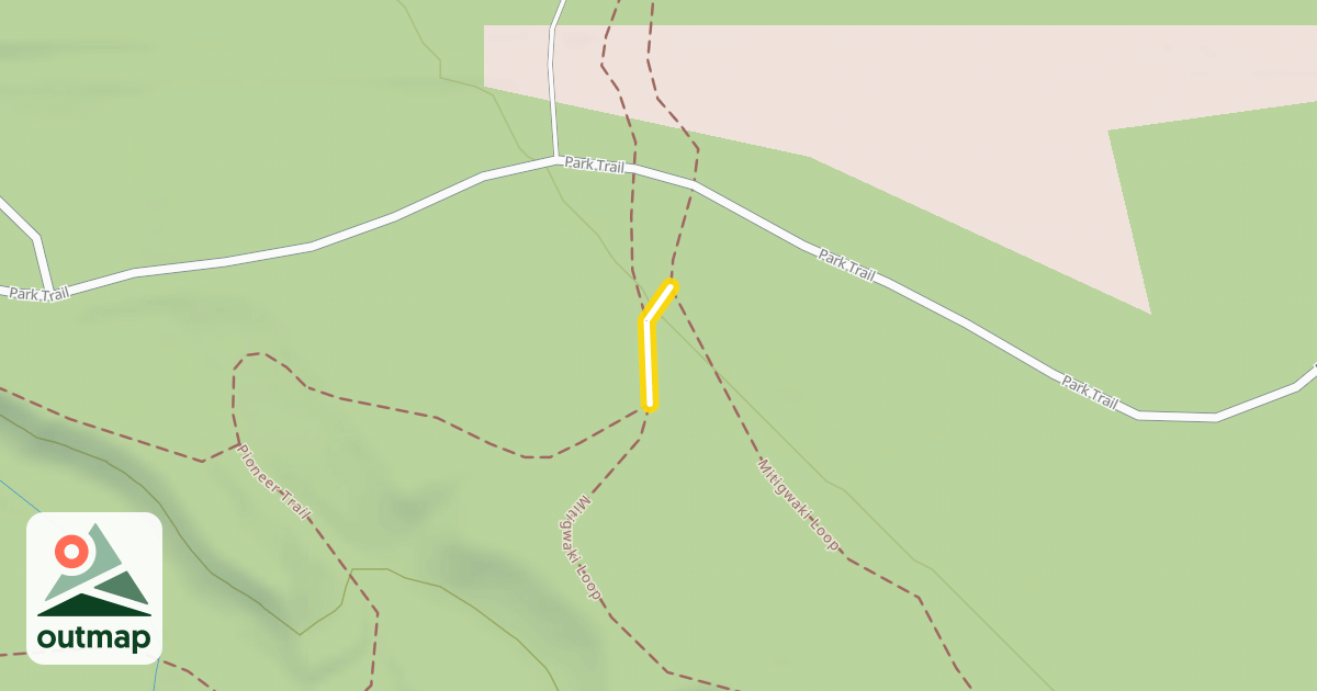 Map of Mitigwaki Loop