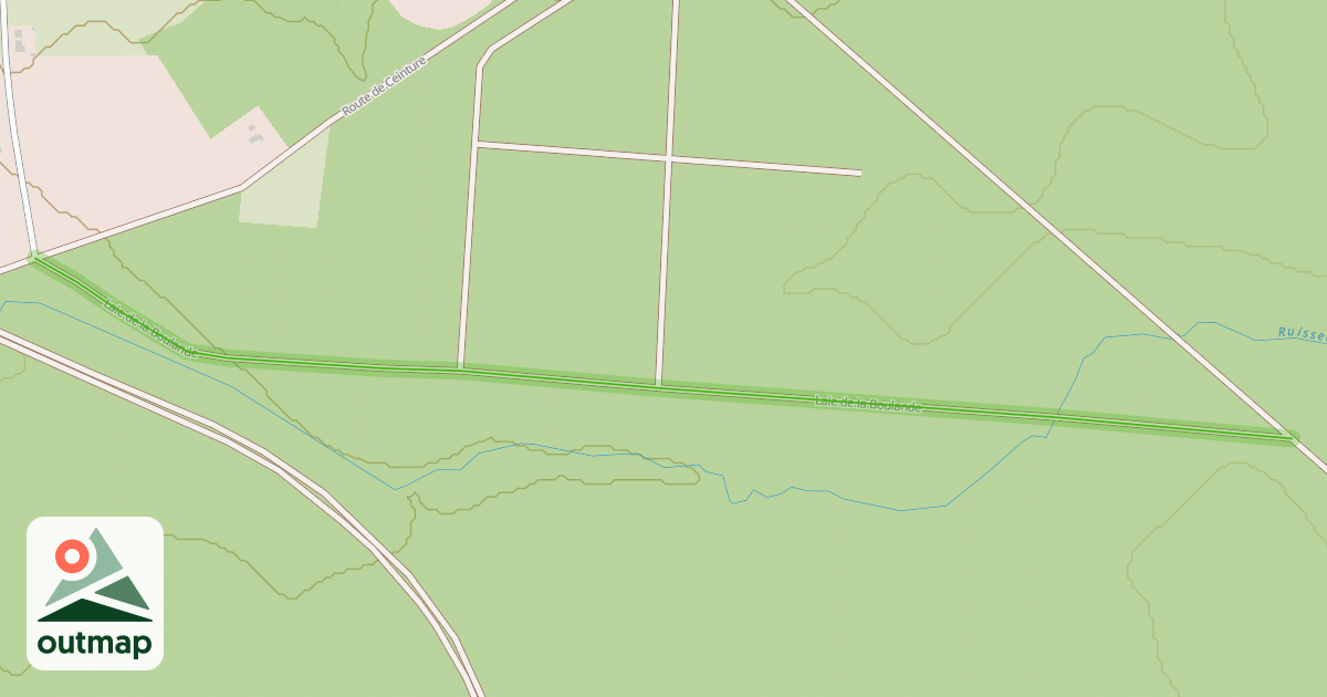Map of Laie de la Boulande